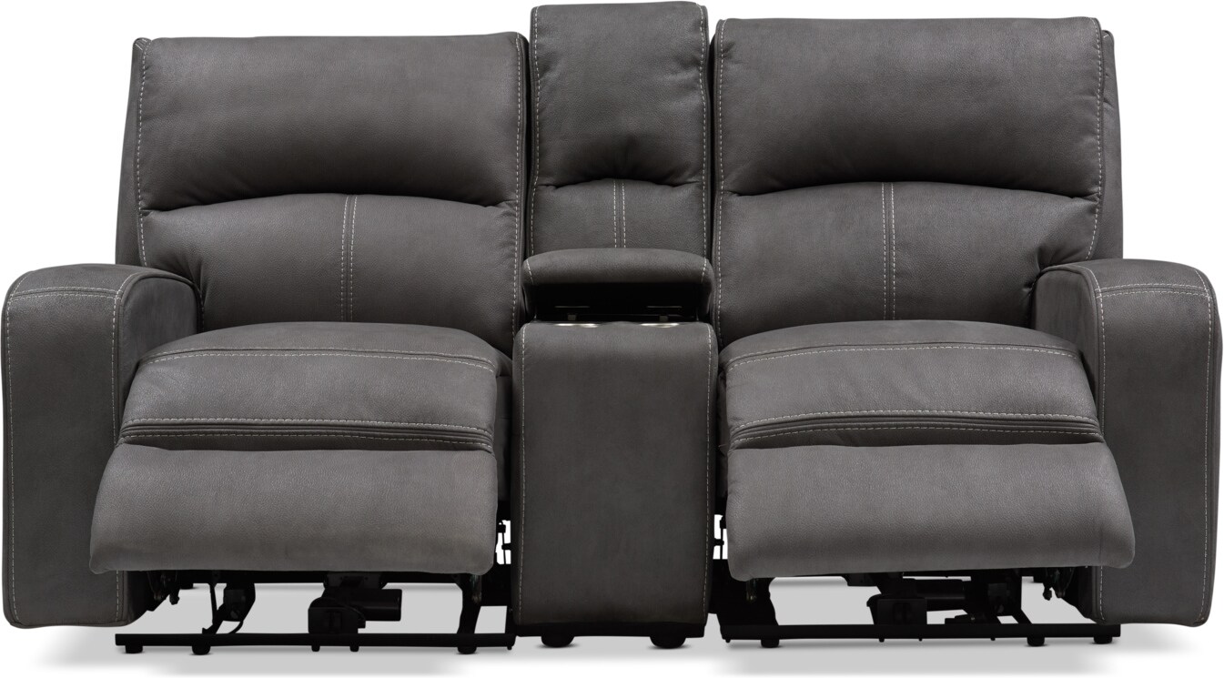 Burke Manual Reclining Loveseat Value City Furniture