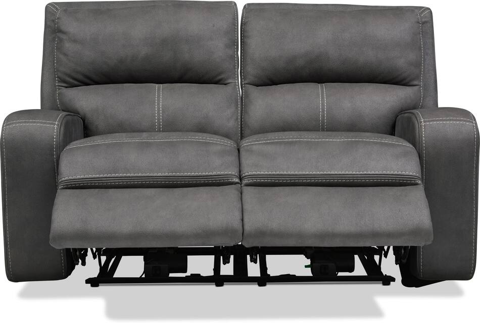 Burke DualPower Reclining Loveseat Value City Furniture