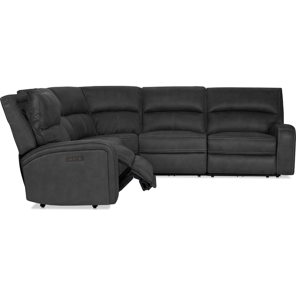 burke gray sectional   