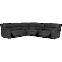 burke gray sectional   