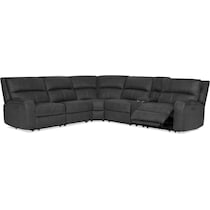 burke gray sectional   
