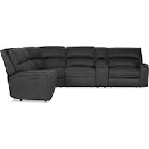 burke gray sectional   
