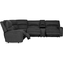 burke gray sectional   