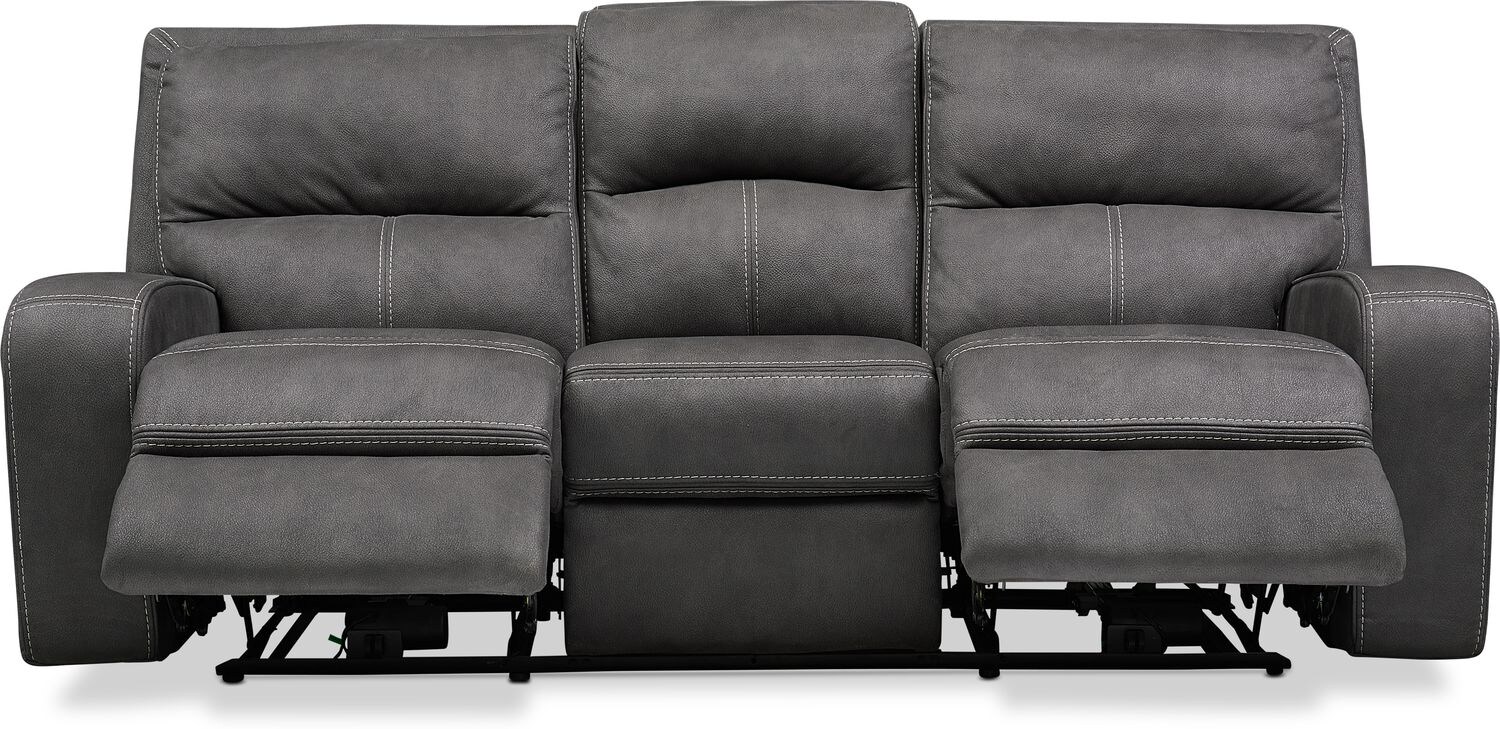 そふぃ Burke Dual-Power Reclining Sofa | Value City Furniture
