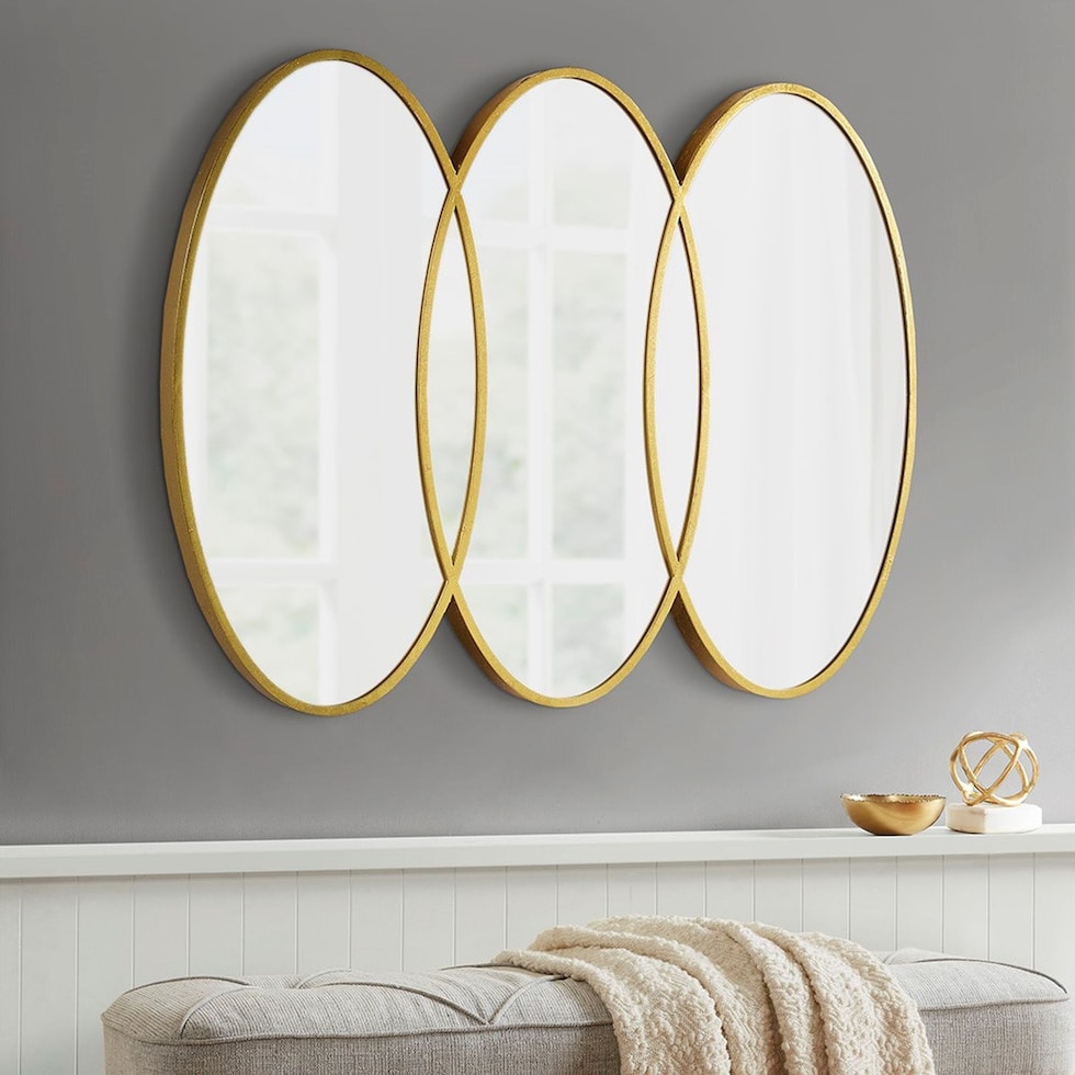 burma gold mirror   