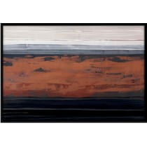 burnt sienna orange wall art   