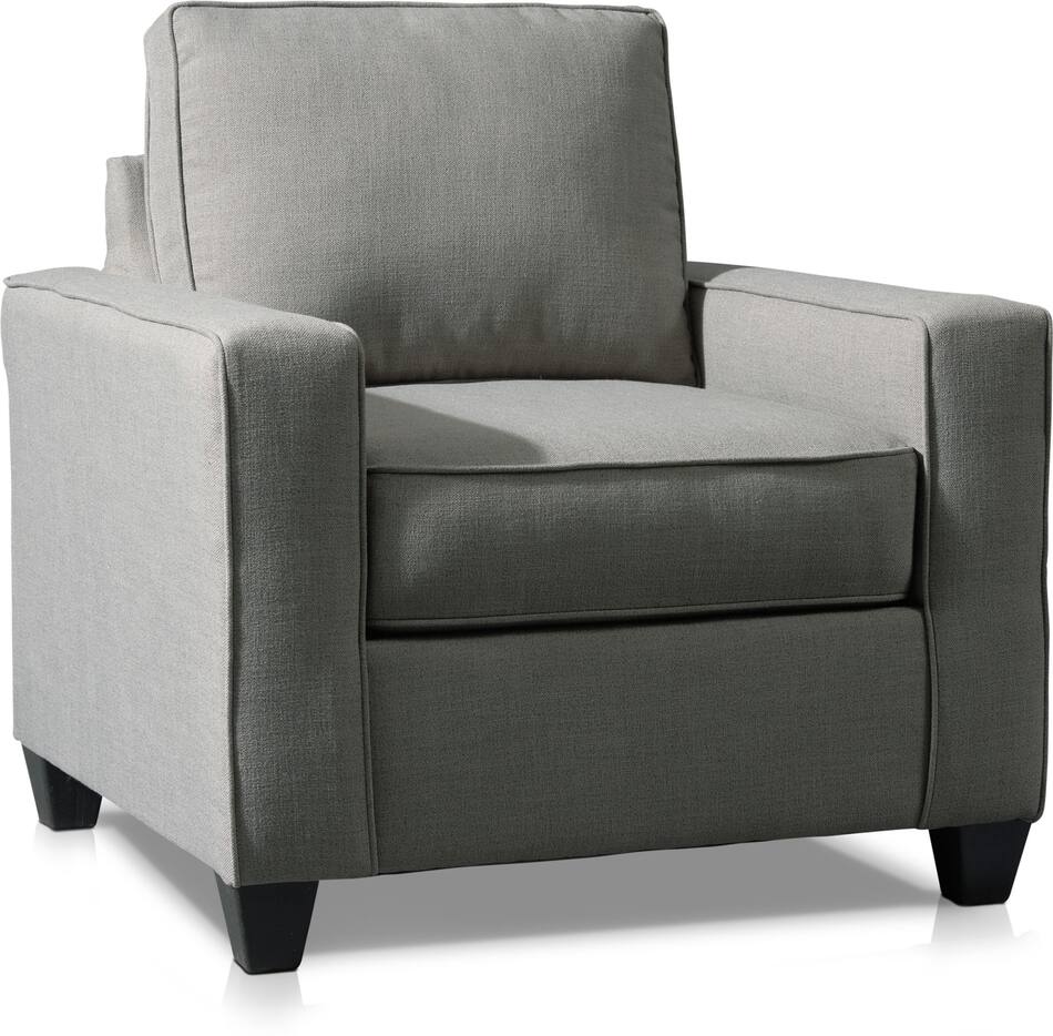 Burton Sofa, Loveseat and Chair Smoke Value City Furniture