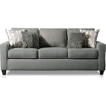 burton gray sofa   