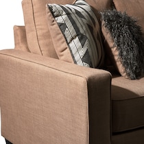 burton light brown sleeper sofa   