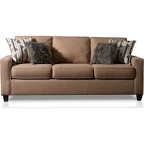 burton light brown sofa   