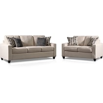 burton white  pc sleeper living room   
