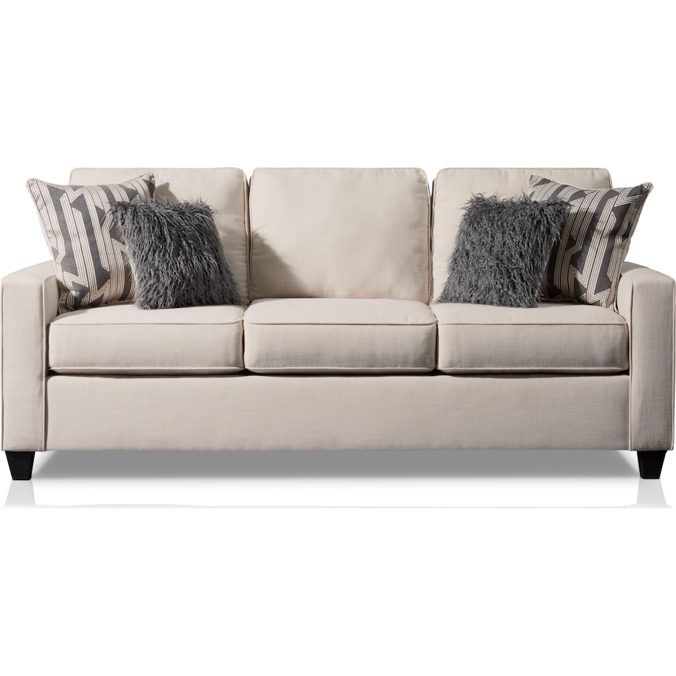 burton white sleeper sofa   