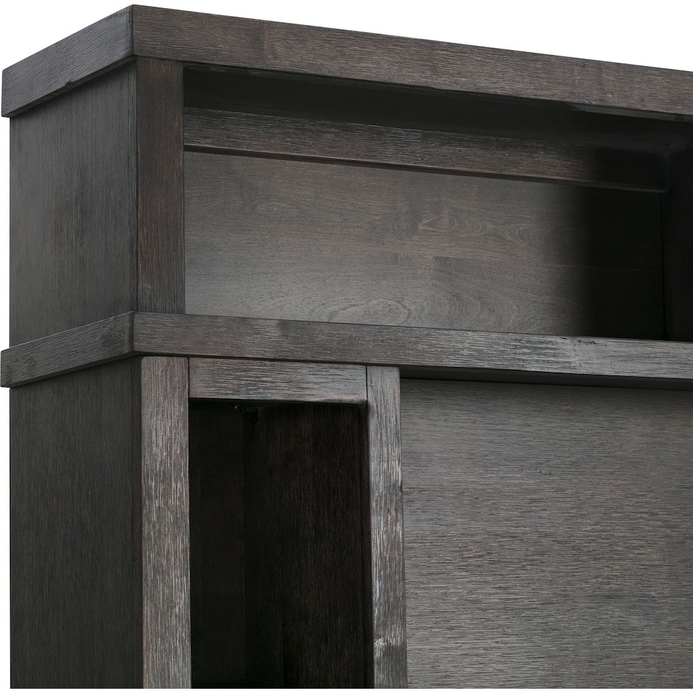 butler entertainment dark brown entertainment wall unit   