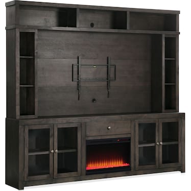 Butler Fireplace Entertainment Wall