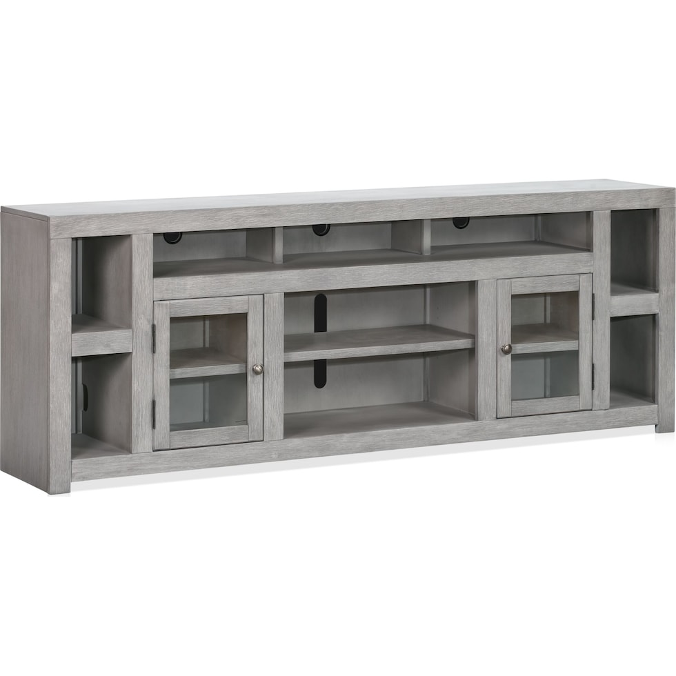 butler entertainment gray tv stand   