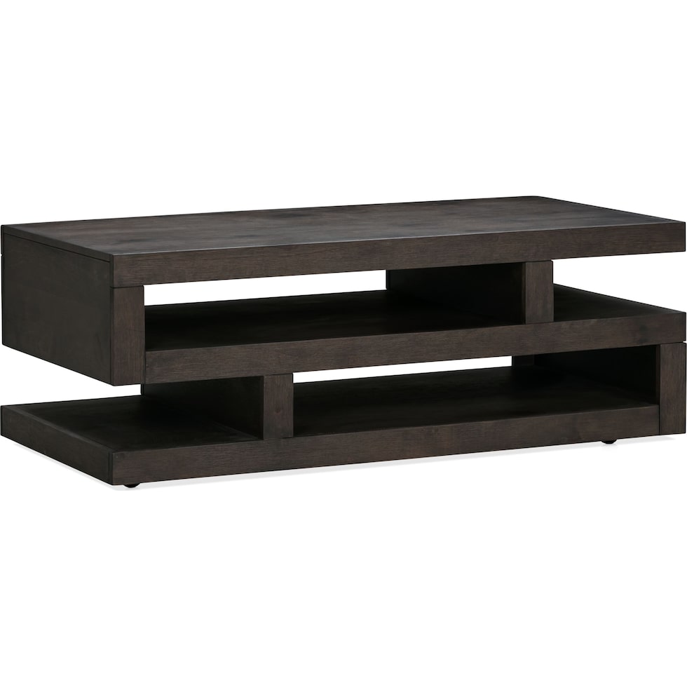 butler dark brown coffee table   