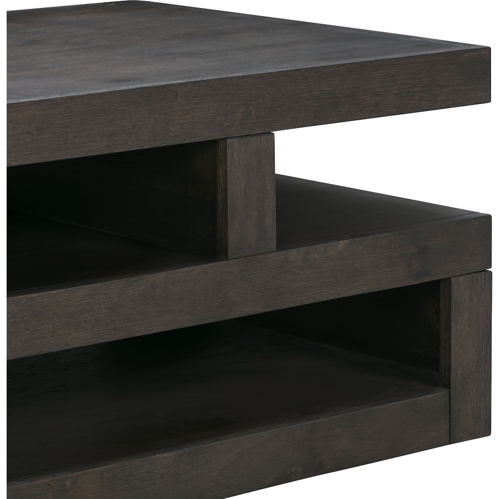 butler dark brown coffee table   