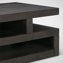 butler dark brown coffee table   