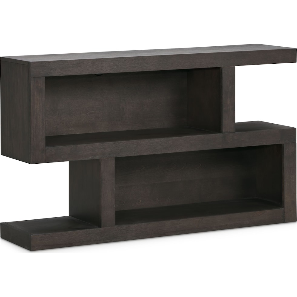 butler dark brown sofa table   