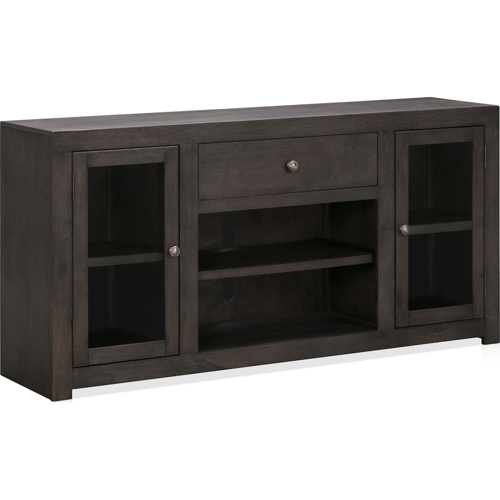 butler dark brown tv stand   