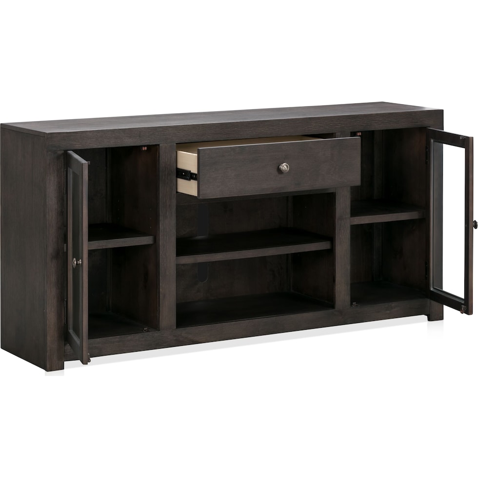 butler dark brown tv stand   