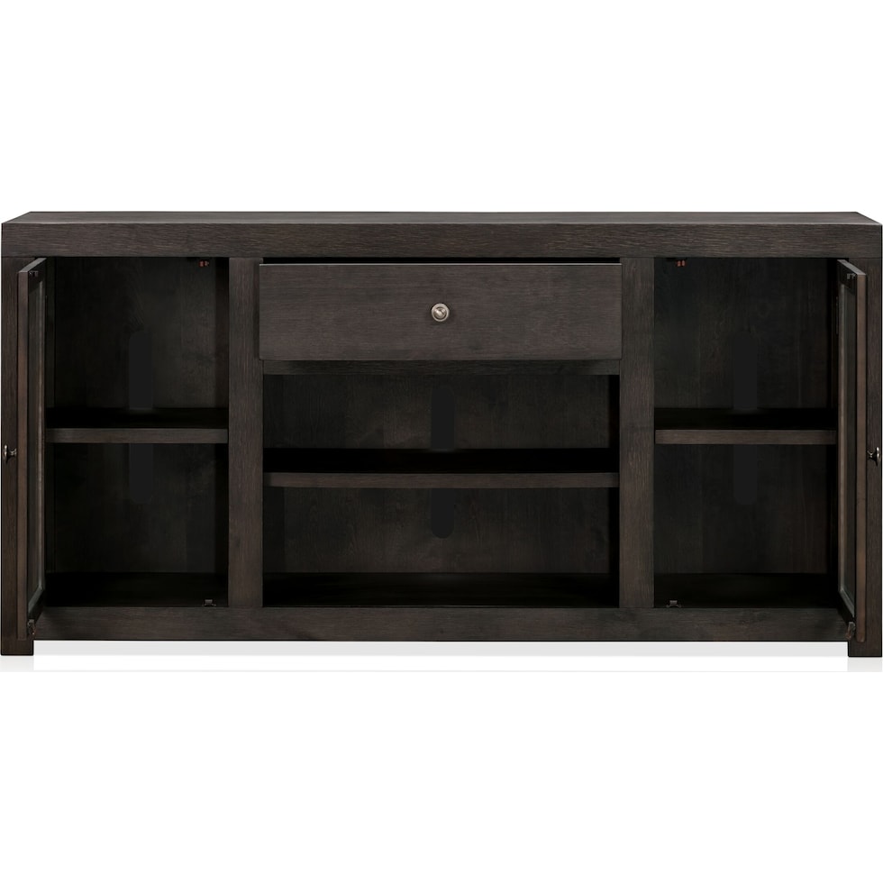 butler dark brown tv stand   