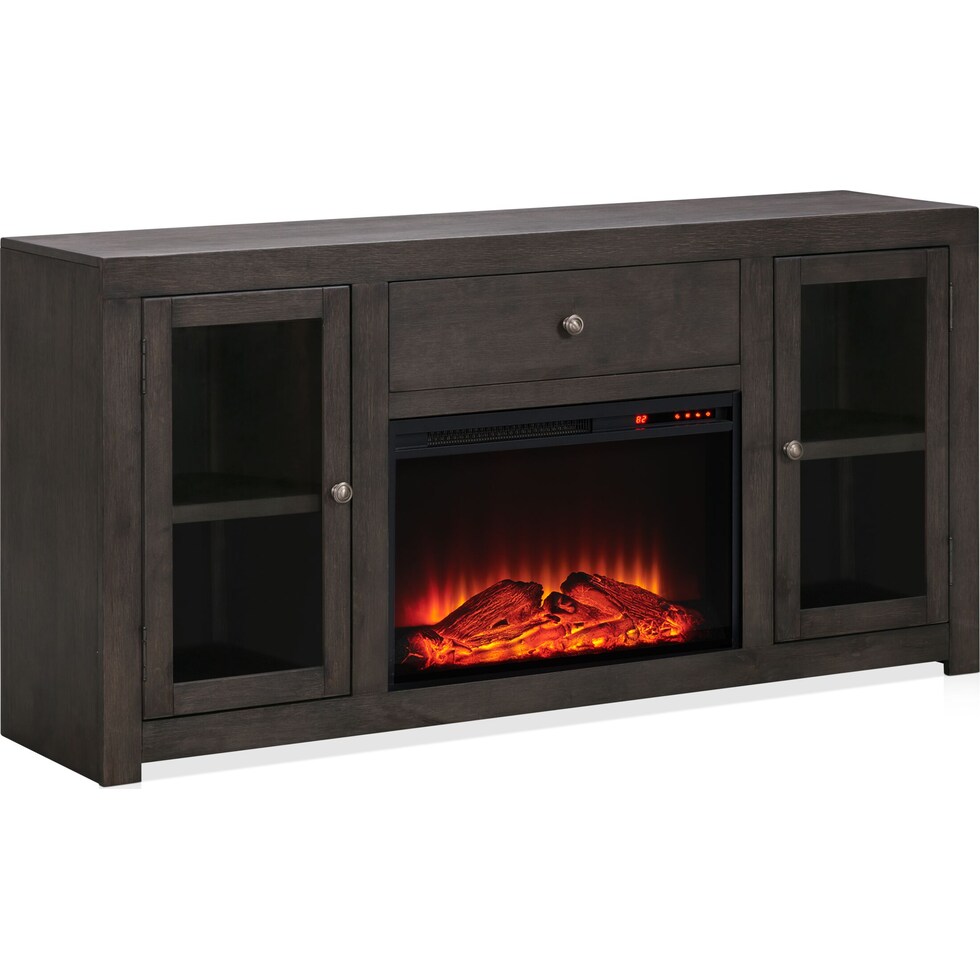 butler dark brown tv stand   