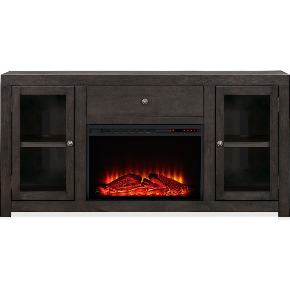 butler dark brown tv stand   