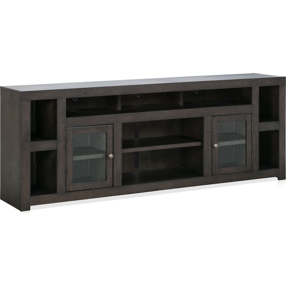 butler dark brown tv stand   
