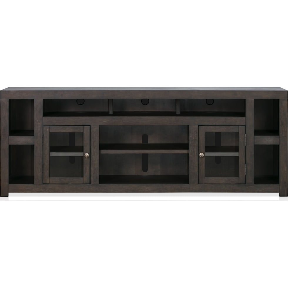 butler dark brown tv stand   