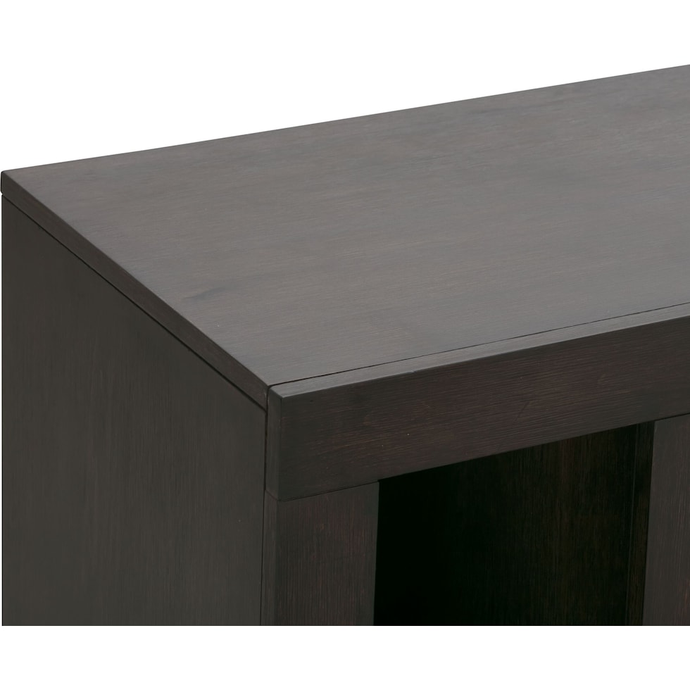 butler dark brown tv stand   