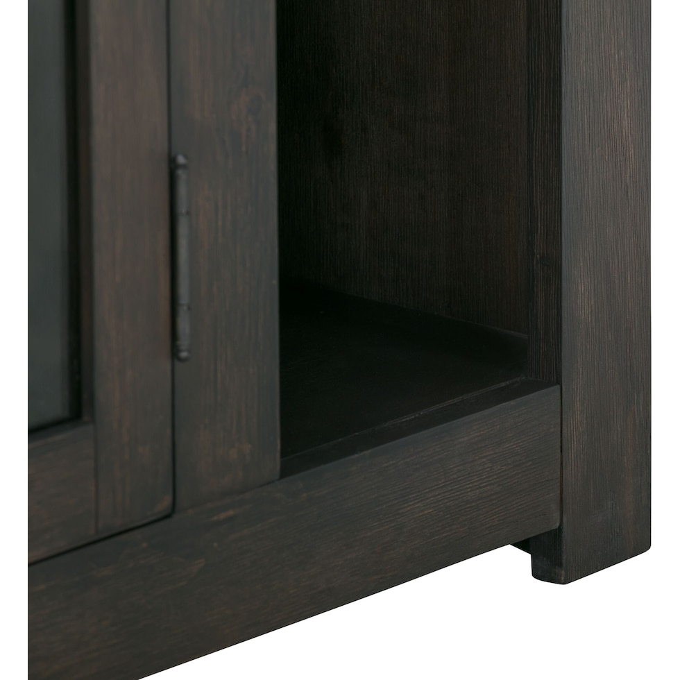 butler dark brown tv stand   