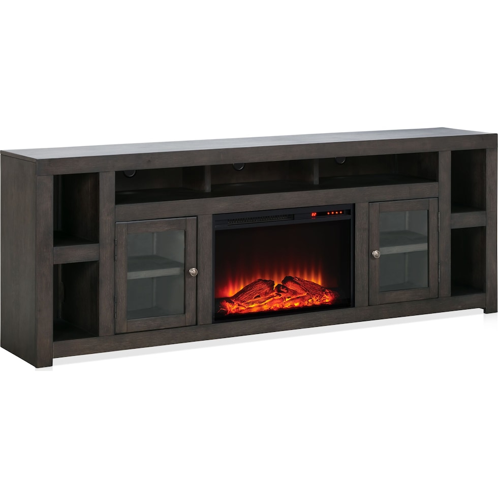 butler dark brown tv stand   