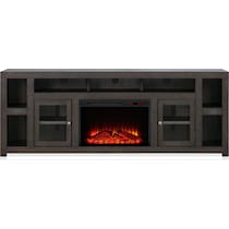 butler dark brown tv stand   
