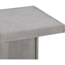 butler gray end table   