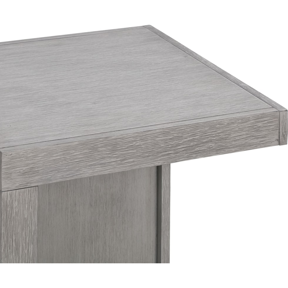 butler gray end table   