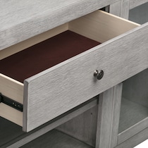 butler gray fireplace tv stand   