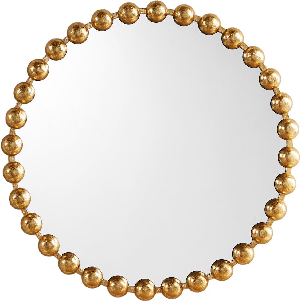 button gold mirror   