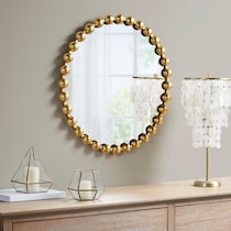 button gold mirror   