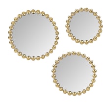 button gold mirror   