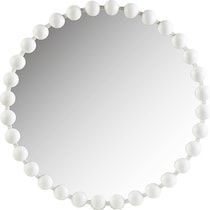 button white mirror   