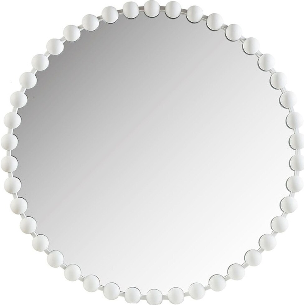 button white mirror   