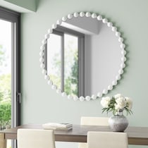 button white mirror   