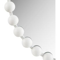 button white mirror   