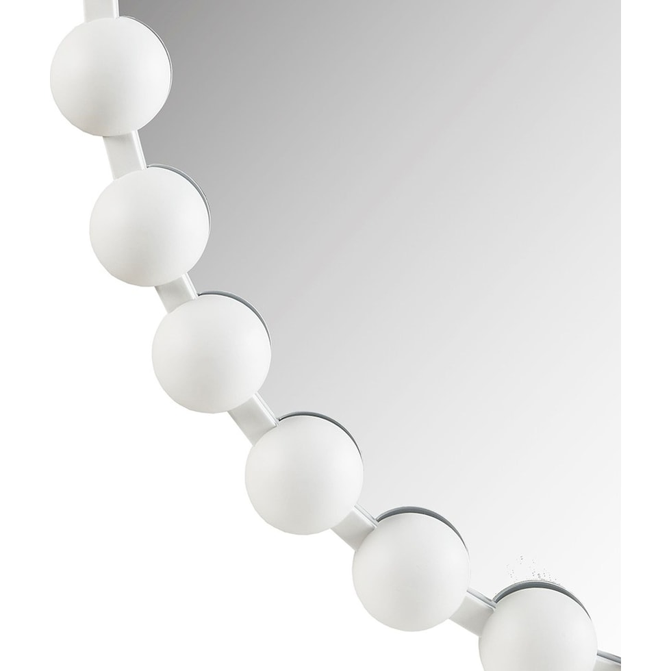button white mirror   