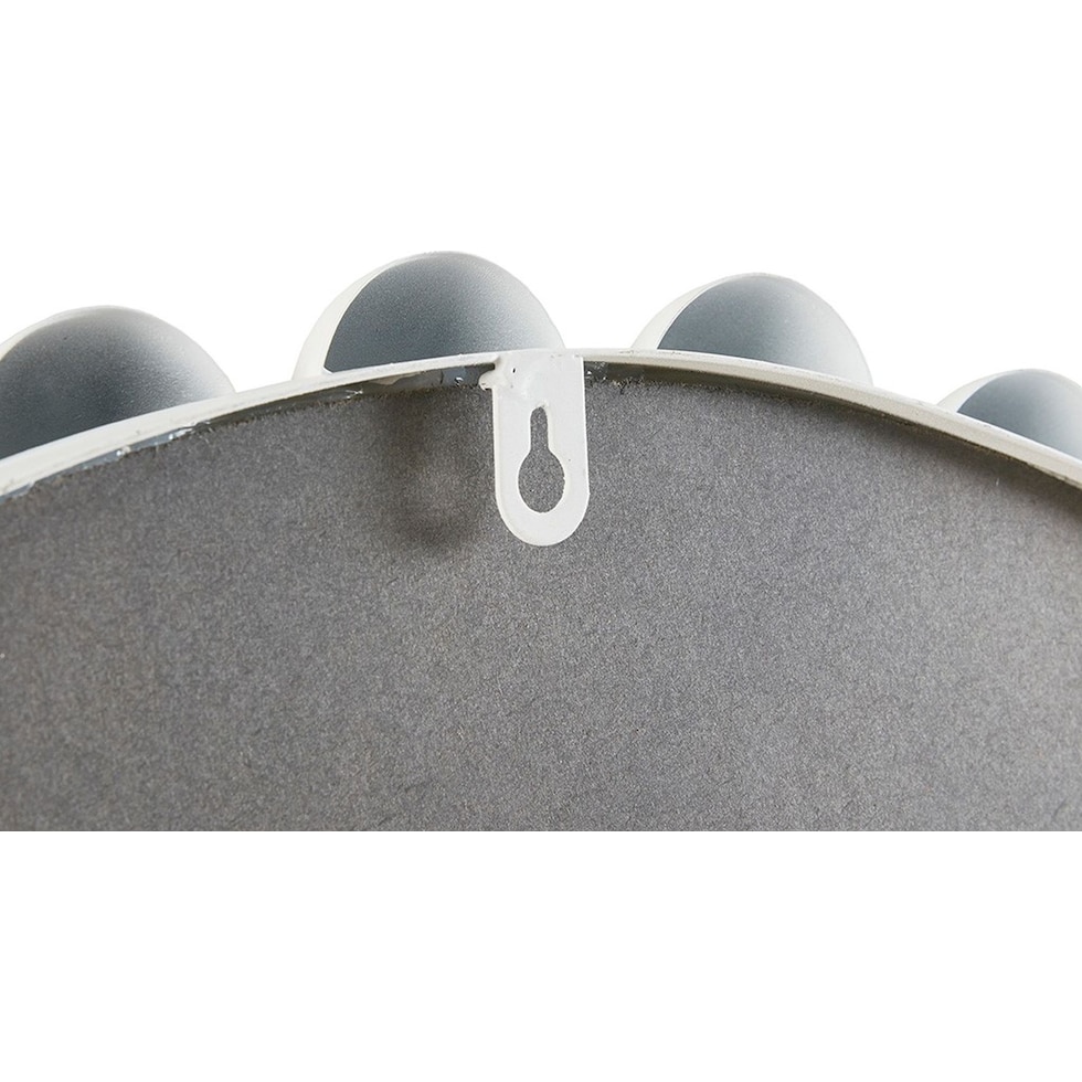 button white mirror   