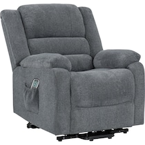 buxton gray recliner   