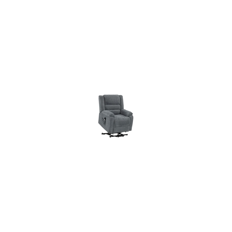 buxton gray recliner   
