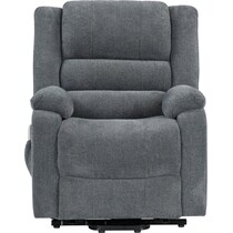 buxton gray recliner   