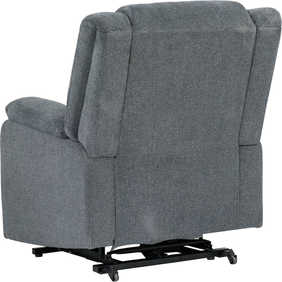 buxton gray recliner   